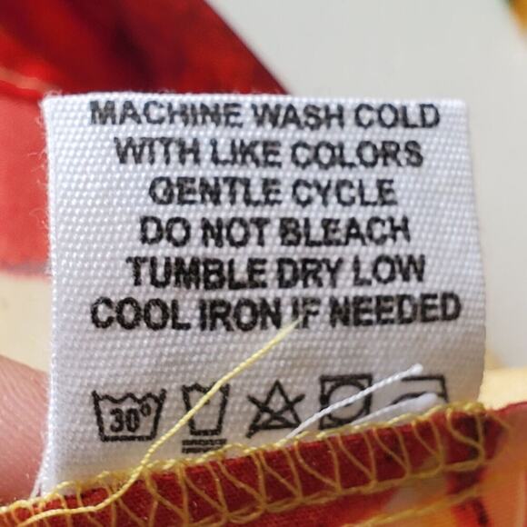 Live 4 Truth A-Line Mini Dress Vibrant Floral Puff Sleeve NEW Party Tropical - Picture 15 of 16